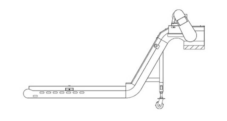 Chain type chip-conveyor