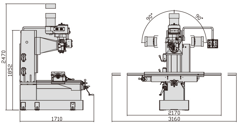 CNC 銑床 - YS-6BIVG